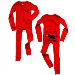 Lazyone - Einteiliger Pyjama Bärenhintern Kinder