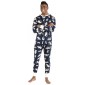 Lazyone - Adult's Blue classic moose onesie pyjamas