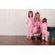 Lazyone - Einteiliger Pyjama Pink classic Elch Erwachsene