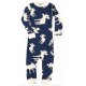 Lazyone - Pyjama une pièce Blue classic moose bébé et nourrisson