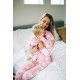 Lazyone - Pyjama une pièce Pink classic moose bébé et nourrisson
