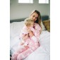 Lazyone - Pyjama une pièce Pink classic moose bébé et nourrisson