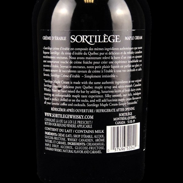 Sortilege Maple Syrup Whisky - 750 Ml