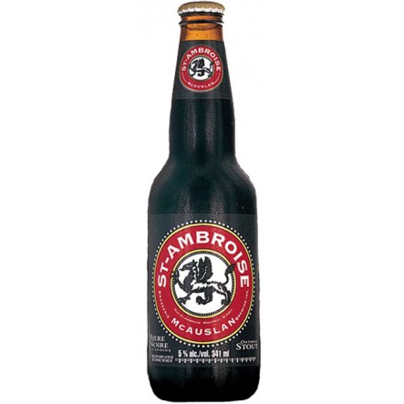 Brown beer St Ambroise black 341 ml - 5°.