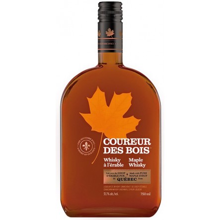 Liquore al whisky canadese con sciroppo d'acero Coureur Des Bois 750 ml - 31,7 °