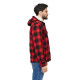 Lumber jacket hooded para hombre