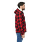 Men's lumber jacket hooded